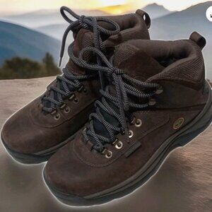 Women’s Timberland White Ledge Hunting Boots 8M Brown Leather Waterproof